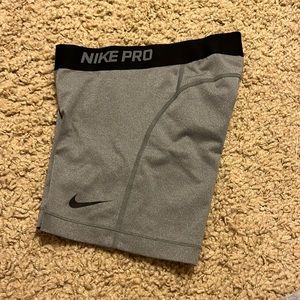 grey nike pros